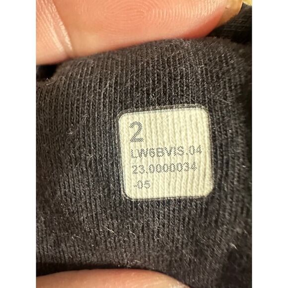 Lululemon Women’s Size 2 Loungeful High-Rise Cropped Fleece Black Jogger Pants - Picture 6 of 13